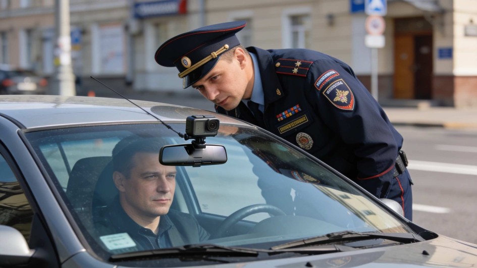 Штраф за видеорегистратор: когда инспектор ГАИ может наказать водителя
