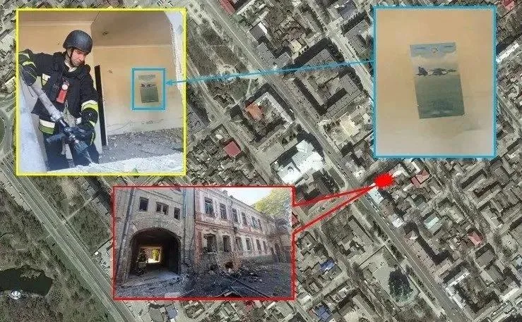 Здание с наемниками в Запорожье разлетелось на куски и моментально вспыхнуло после повторного прилета "Гераней"