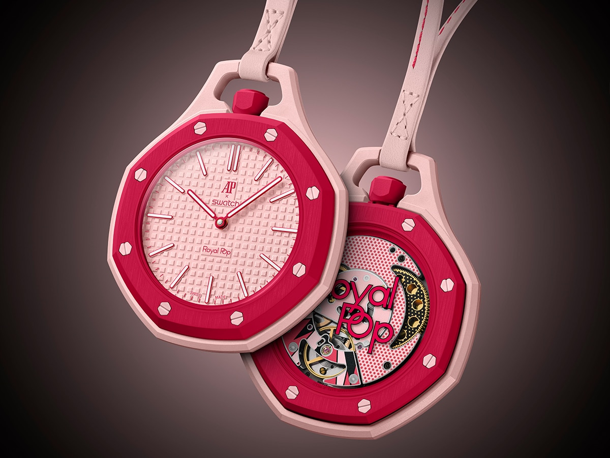 Audemars Piguet и Swatch выпускают карманные часы Royal Pop из биокерамики картинка Часы Swatch Royal Pop: стоит ли покупать? | DGL.RU