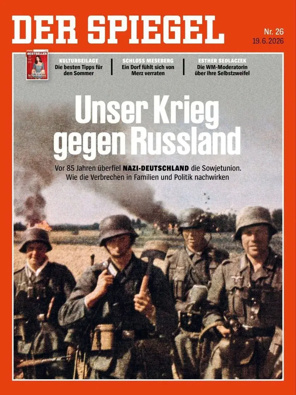 В Spiegel вышла статья «Наша война против России»: немцам напомнили о их дедах