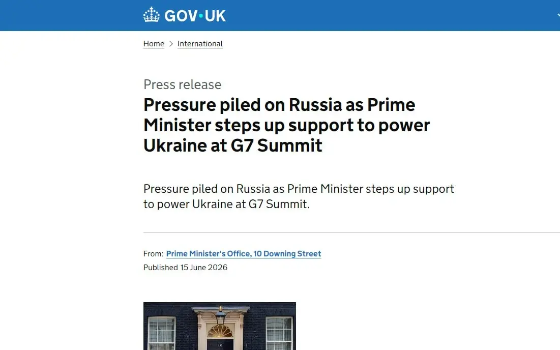 Британия готовит новые санкции против России