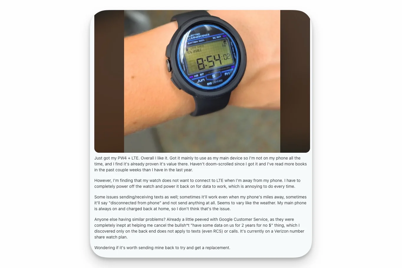Эпидемия сбоев: скрытая ошибка Pixel Watch угрожает владельцам Apple и Galaxy Watch картинка Из-за ошибки в Pixel Watch не работает платная функция, и владельцы Galaxy и Apple Watch тоже не в безопасности