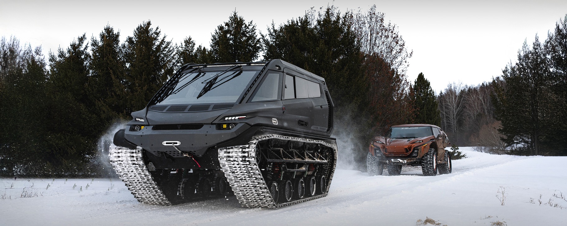 Visuva T8: российский вездеход на траках дебютировал на ПМЭФ-2026