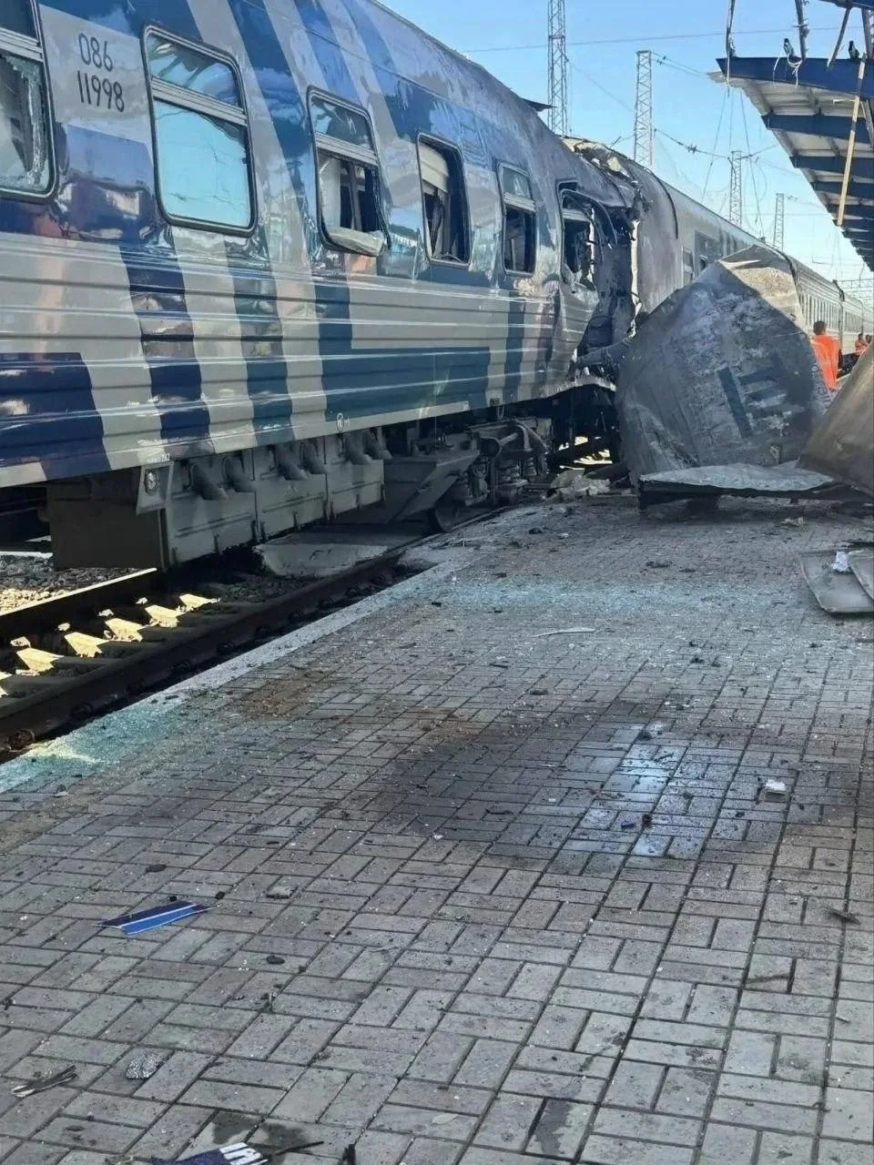 Теракт ВСУ на станции Джанкой: повреждён пассажирский электропоезд