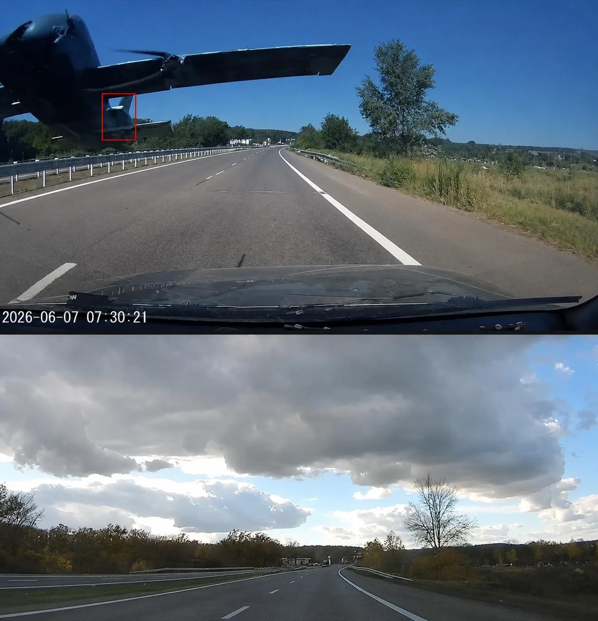 Примечательное видео с Донецкой кольцевой автодороги, где зафиксирована атака украинского беспилотника на гражданский автомобиль