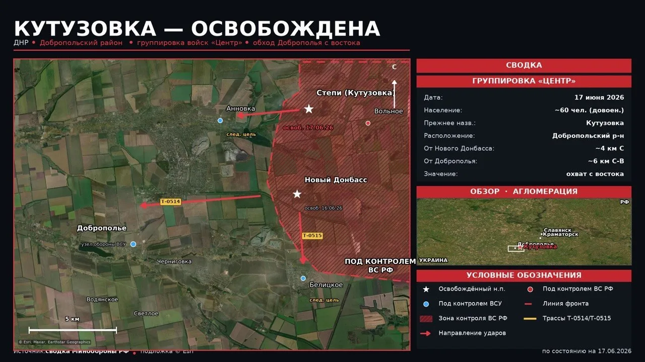 Российская армия освободила Кутузовку