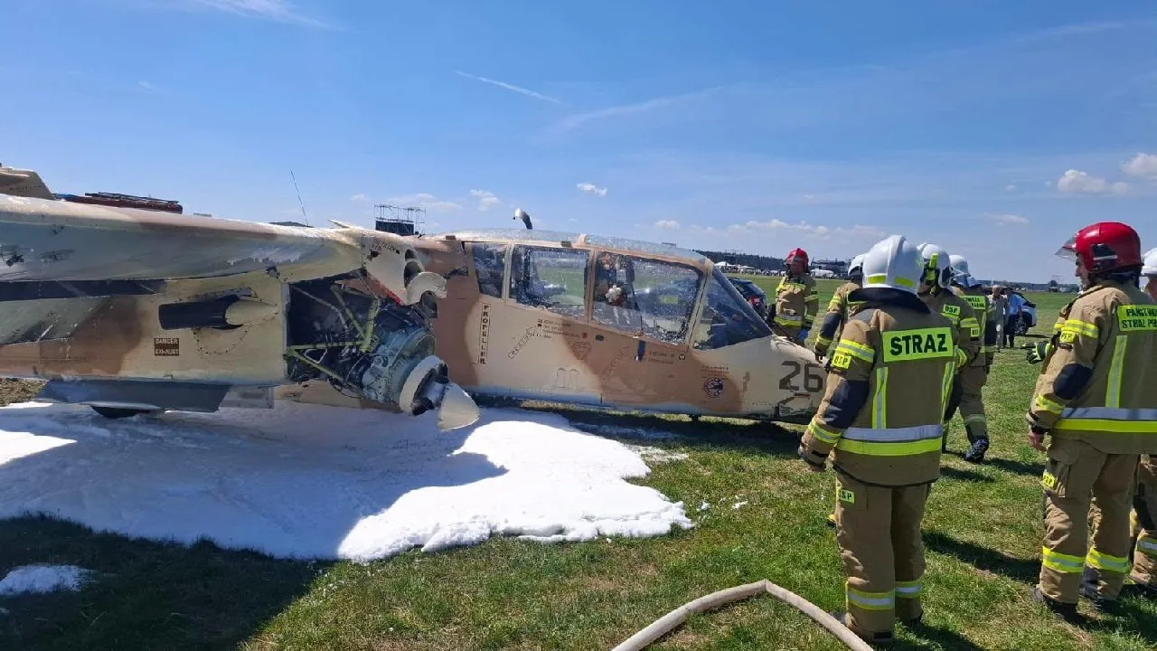 Репетиция авиашоу в Польше закончилась происшествием с OV-10 Bronco