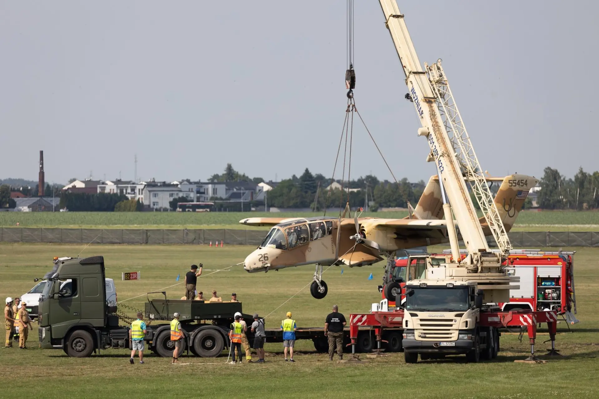 Репетиция авиашоу в Польше закончилась происшествием с OV-10 Bronco