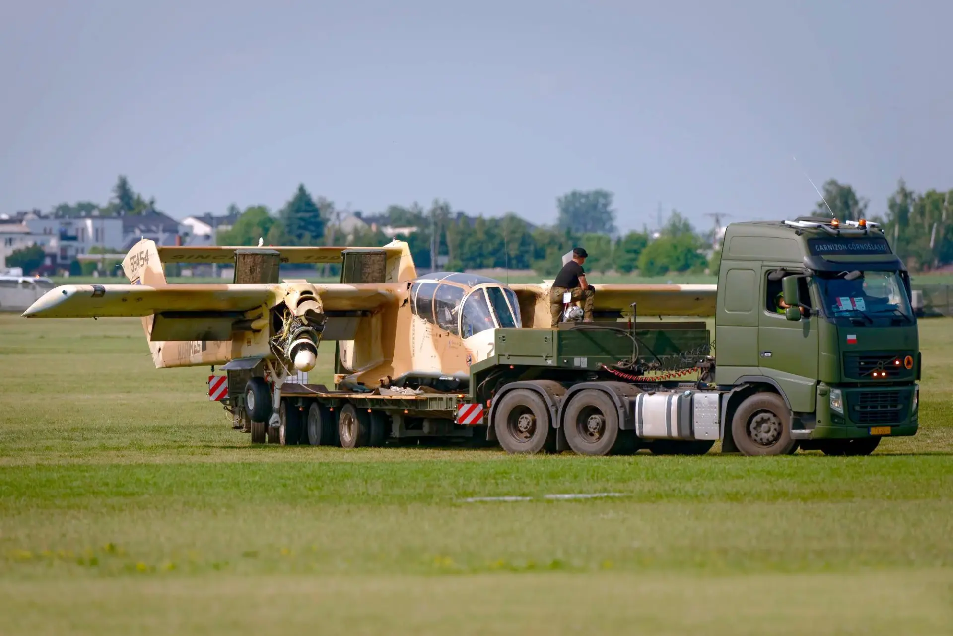 Репетиция авиашоу в Польше закончилась происшествием с OV-10 Bronco