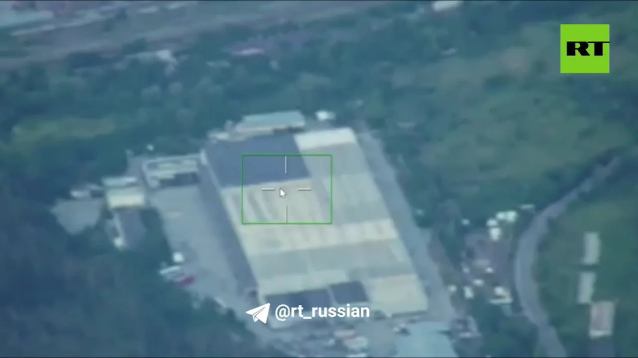 Объективный контроль вчерашнего прилета дрона-камикадзе «Герань-5» по складскому помещению в Холодногорском районе Харькова