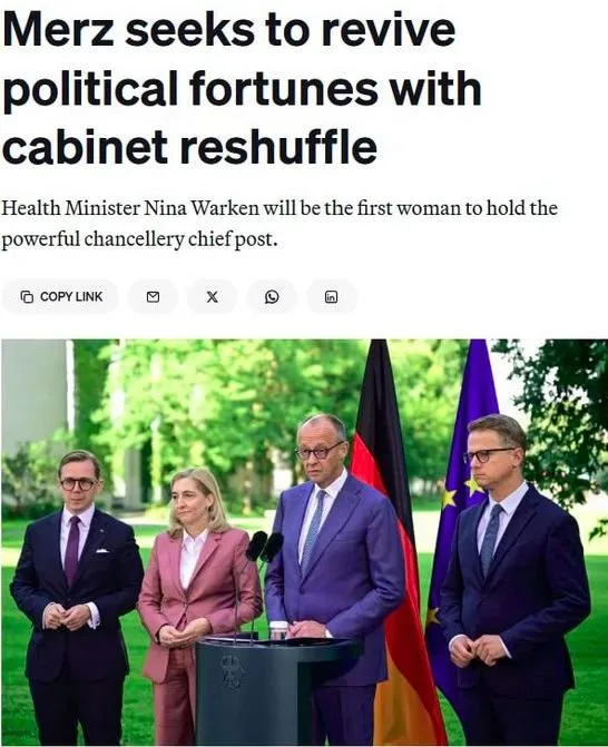 Мерц пытается спасти свой рейтинг