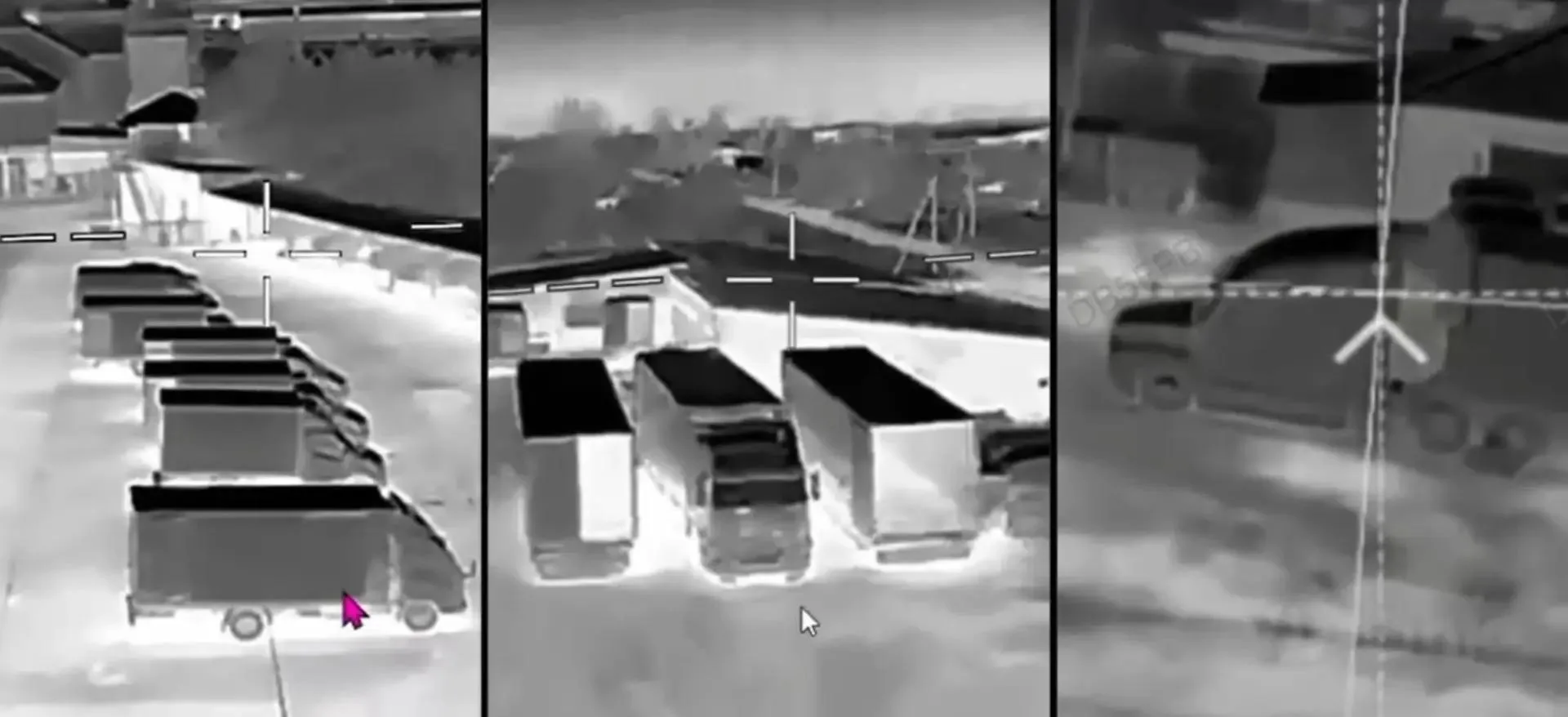 Противник публикует очередные видео с атаками по автотранспорту на дорогах и автостоянках в приграничных регионах