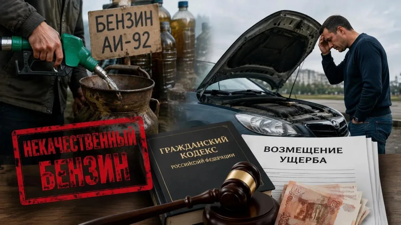 Продавцы некачественного бензина будут компенсировать людям ущерб