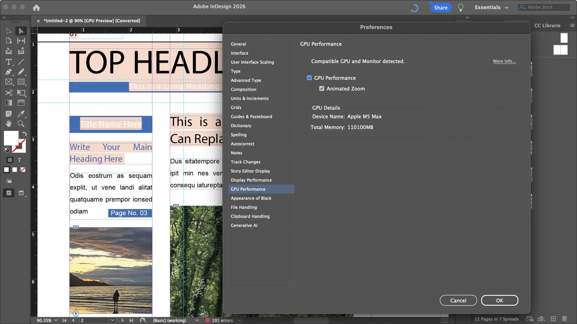 Обзор Adobe InDesign: вёрстка и редактирование PDF-файлов картинка Adobe InDesign