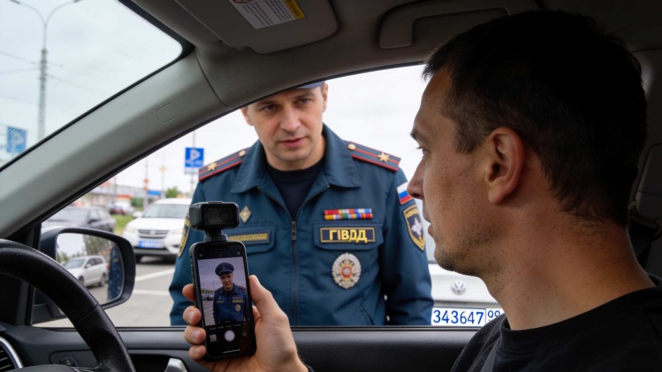 Видеосъемка при остановке ГИБДД: что реально разрешено водителю по закону