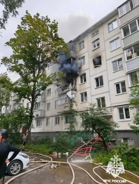 Взрыв газа в жилом доме в подмосковном Егорьевске