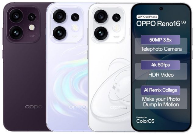 Oppo Reno16 и Reno16c выходят на охоту вместе с таинственным Bubble