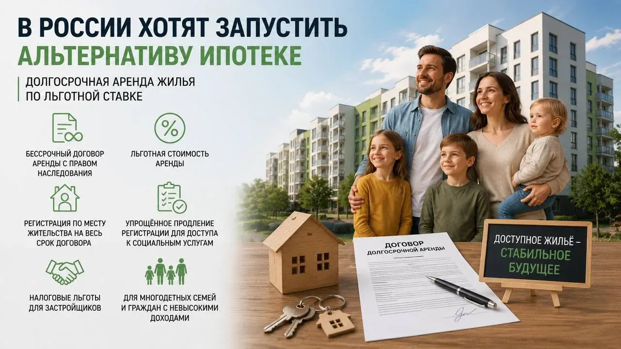 В России хотят запустить альтернативу ипотеке