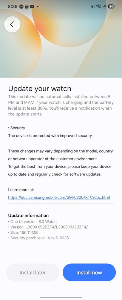 Для серий Galaxy Watch вышел патч безопасности | DGL.RU