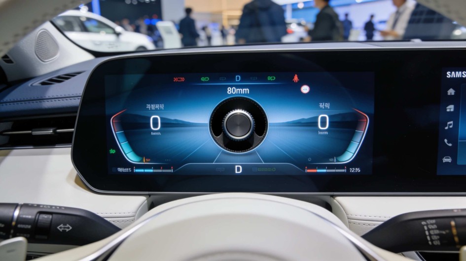 Автомобильные OLED-панели Samsung с отверстиями 80 мм: новая эра интеграции