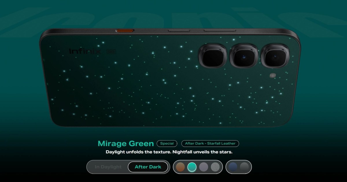Infinix Hot 70 Pro поставляется в шести различных вариантах отделки картинка Infinix Hot 70 Pro поставляется в шести различных вариантах отделки