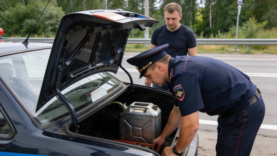 Почему перевозка бензина в багажнике может стоить водительских прав