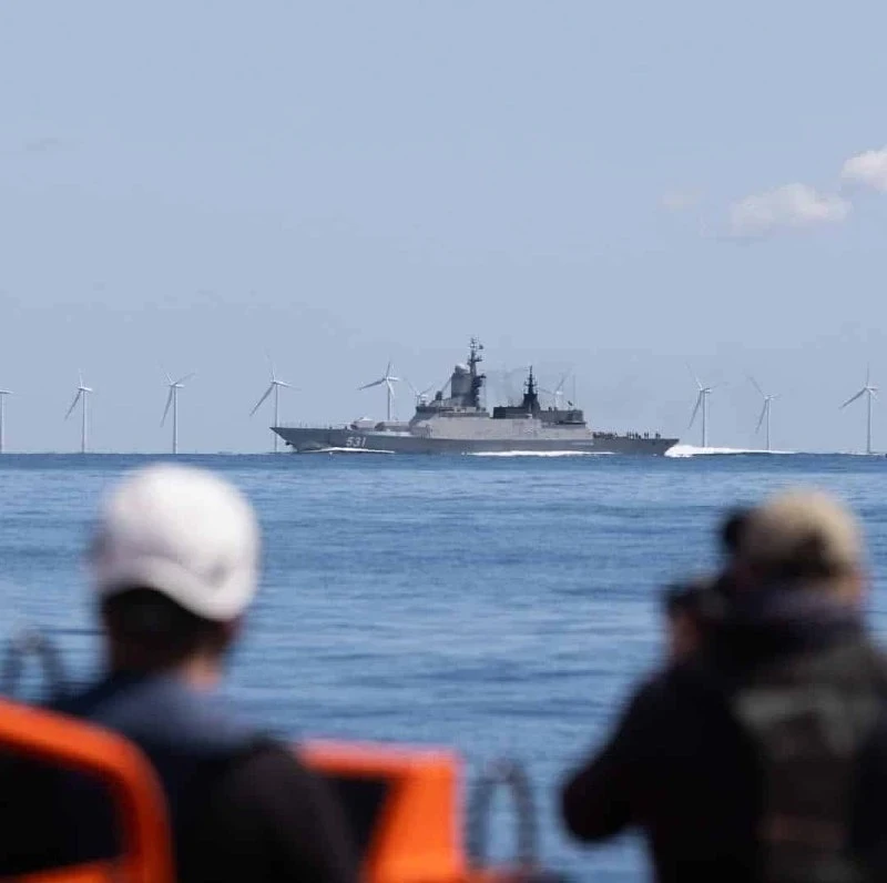 Российский корвет «Сообразительный» проекта 20380 отогнал немецкий корабль береговой охраны от танкера KIRA K при проходе через пролив Фемарн-Бельт на Балтике