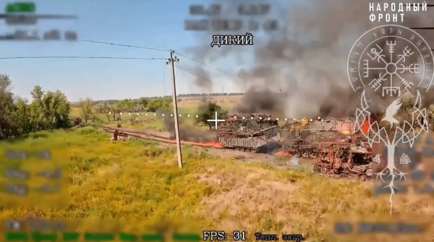 В украинском сегменте соцсети X (экс Twitter) всплыло любопытное видео с якобы разгромом колонны