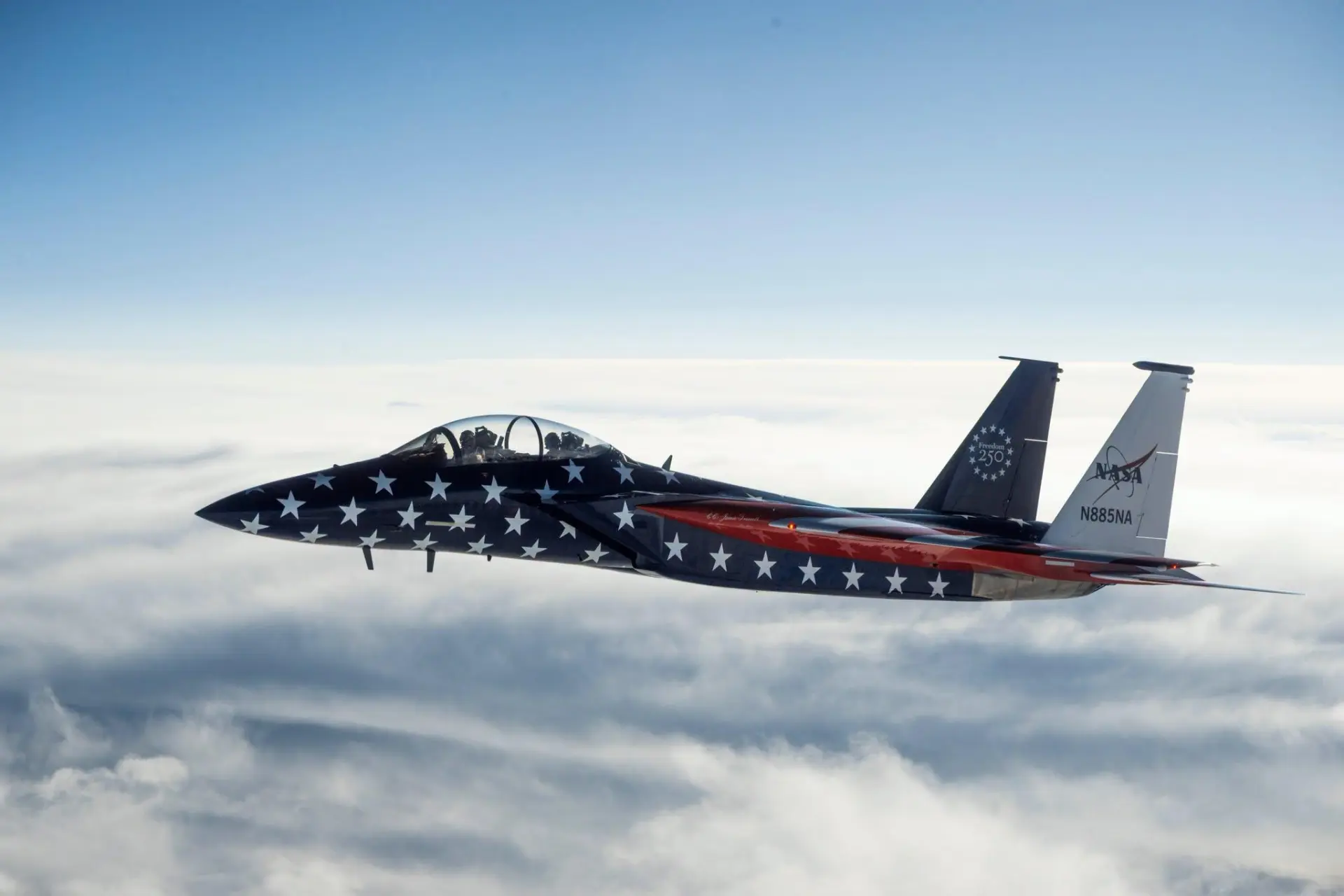 "Патриотические" F-15 и F/A-18 от NASA
