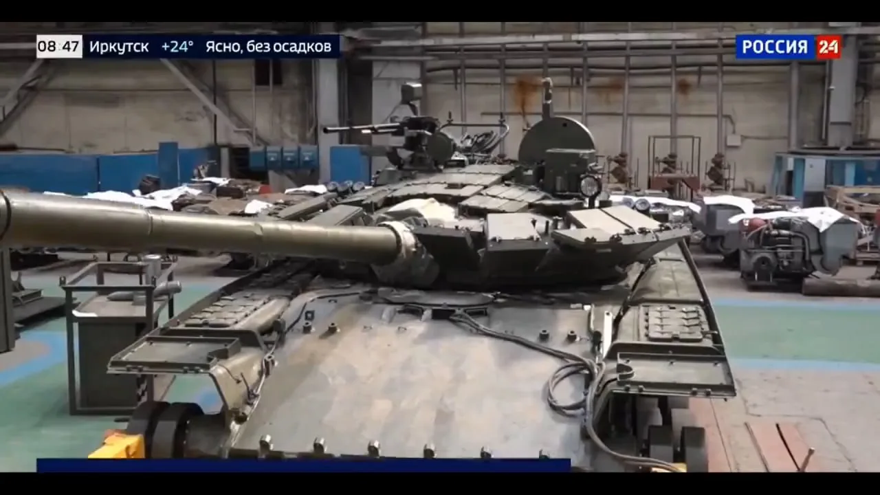 Репортаж о производстве танков Т-80БВМ на «Омском заводе транспортного машиностроения» («Омсктрансмаш»)