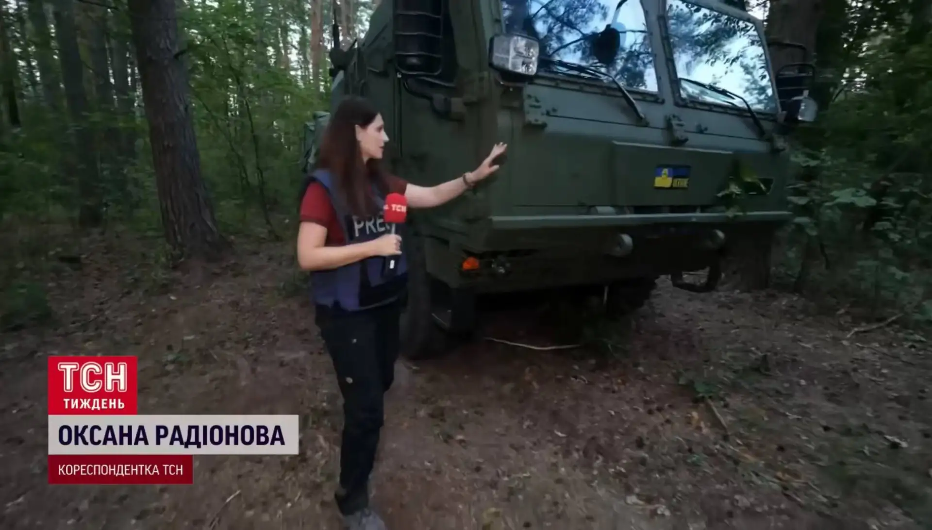 Репортаж украинского телеканала ТСН о пусковой установке УСПУ-360 из состава ракетного комплекса РК-360МЦ «Нептун» с демонстрацией запуска ракет Р-360