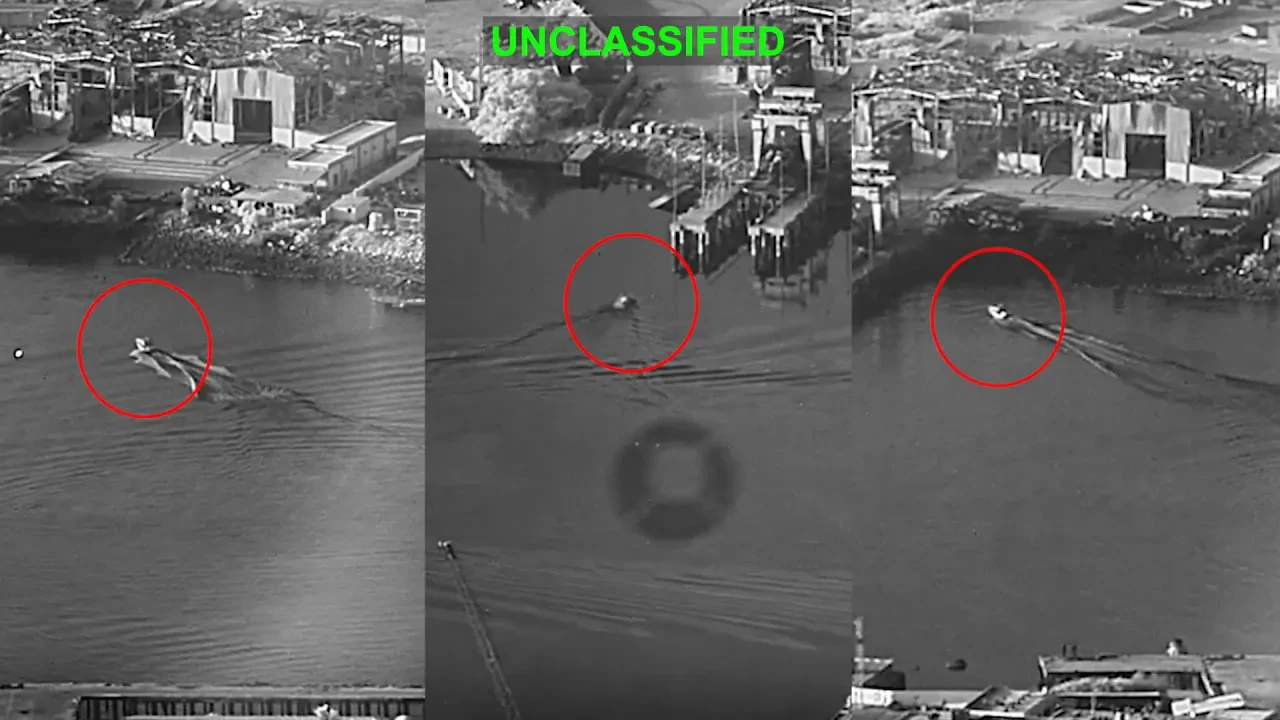 Первый случай применения американского БЭК Corsair по иранской базе ВМС в Бендер-Аббасе
