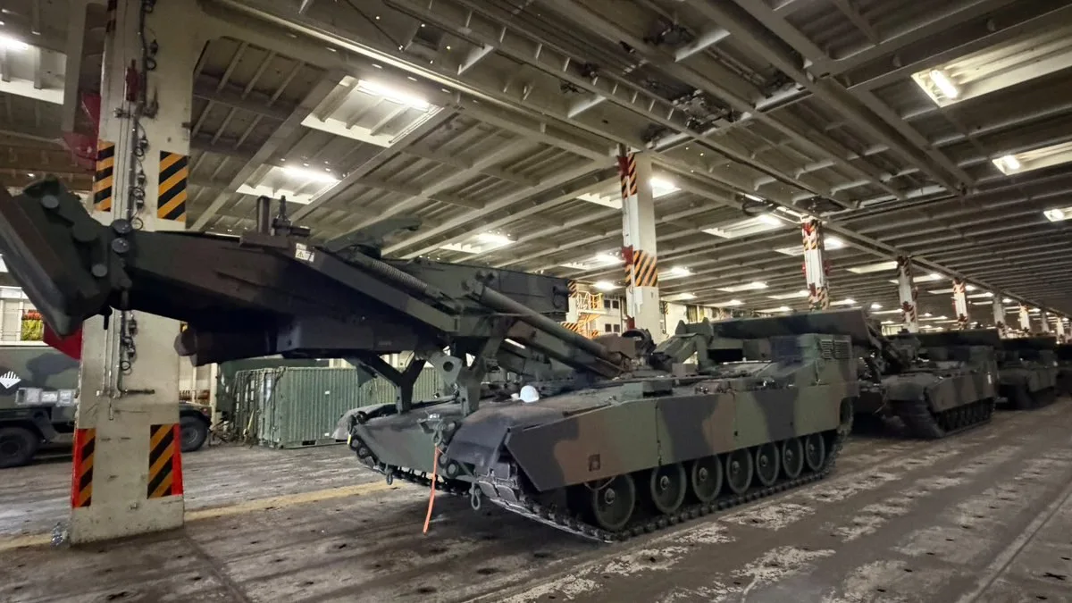 Польша получила первые американские мостоукладчики M1110 JAB