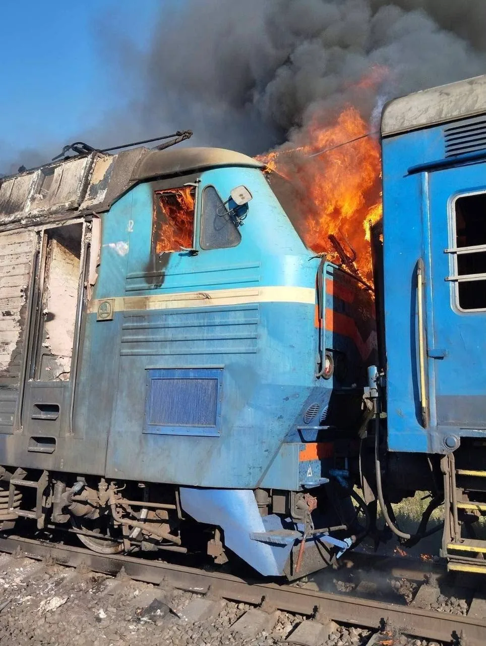 Железнодорожка в Запорожье снова атакована «Геранями»