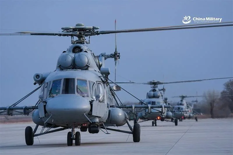 Китайские ВВС НОАК используют вертолеты Ми-171Ш для проведения поисково-спасательных операций в Северном регионе