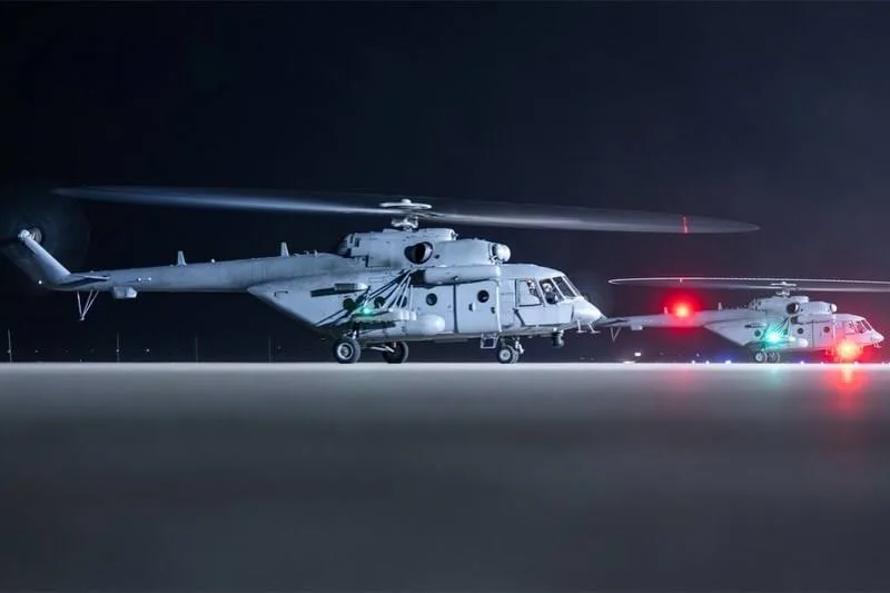 Китайские ВВС НОАК используют вертолеты Ми-171Ш для проведения поисково-спасательных операций в Северном регионе