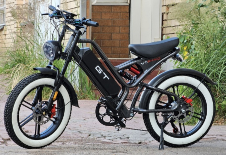 GT V 11 PRO 48V: электровелосипед для города и природы с запасом хода и комфортом