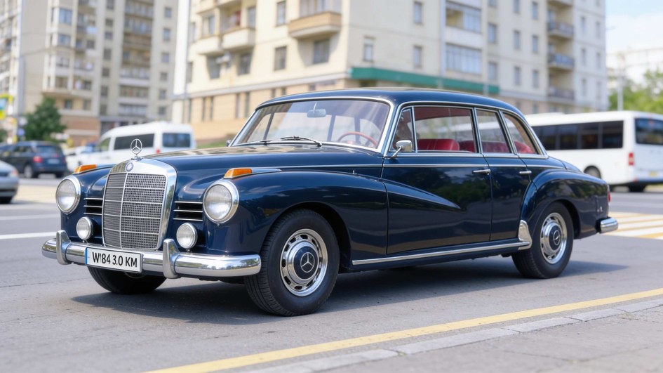 В Москве продают уникальный Mercedes-Benz 300d 1959 года с редкой комплектацией