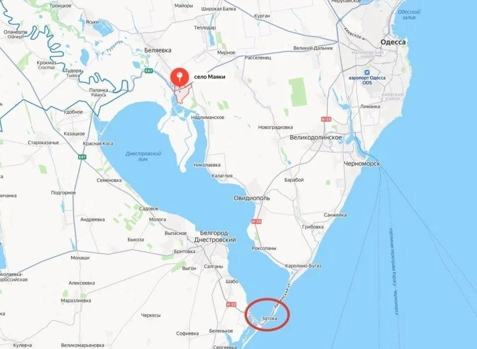Во время комбинированного удара по Одесской области был поражен мост в районе н.п. Маяки