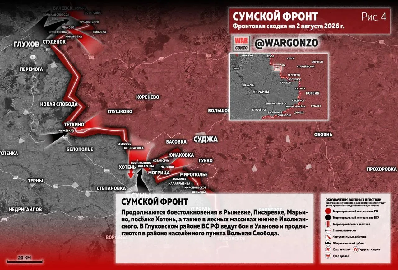 Варгонзо: Фронтовая сводка на утро 02.08.2026