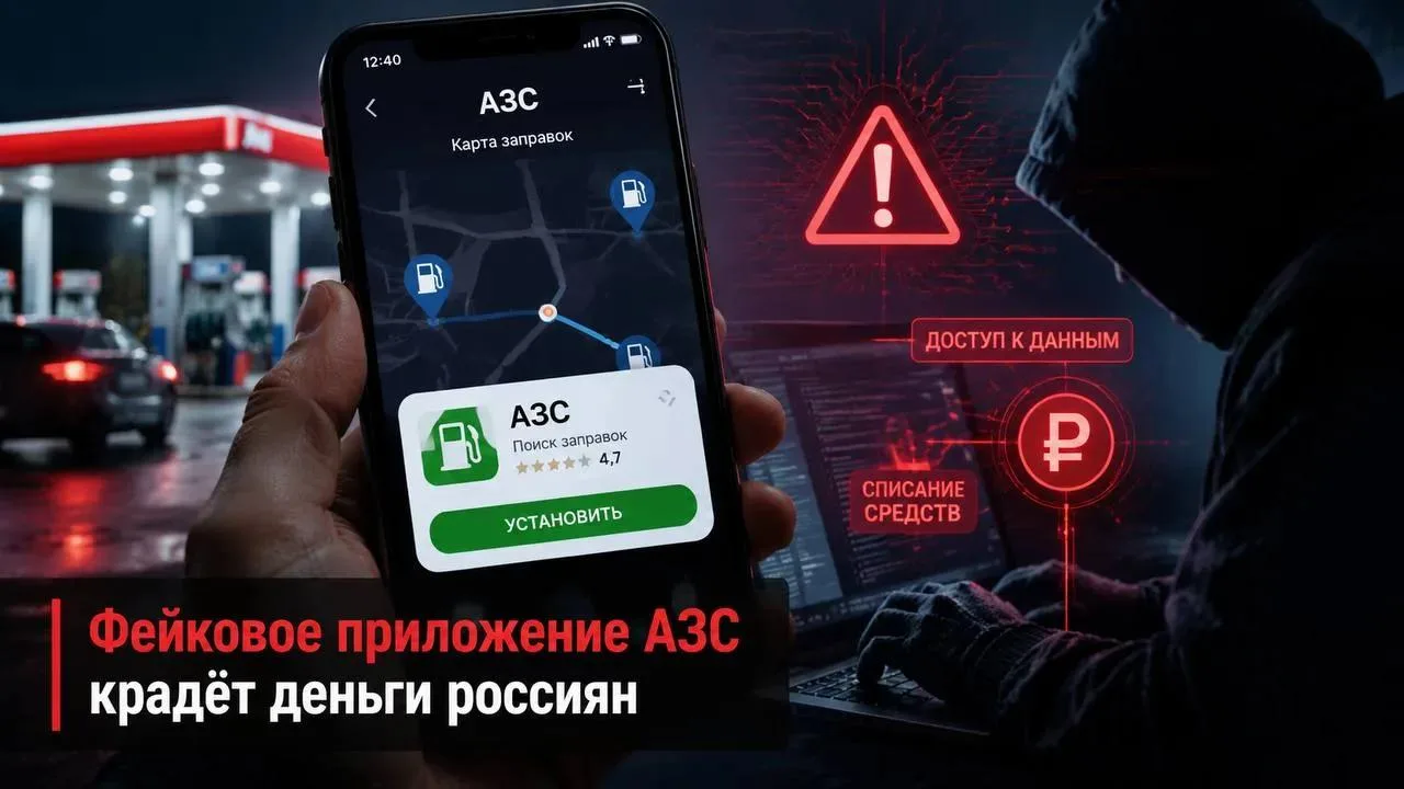 Мошенники придумали новую схему: фейковое приложение для поиска АЗС крадёт деньги россиян