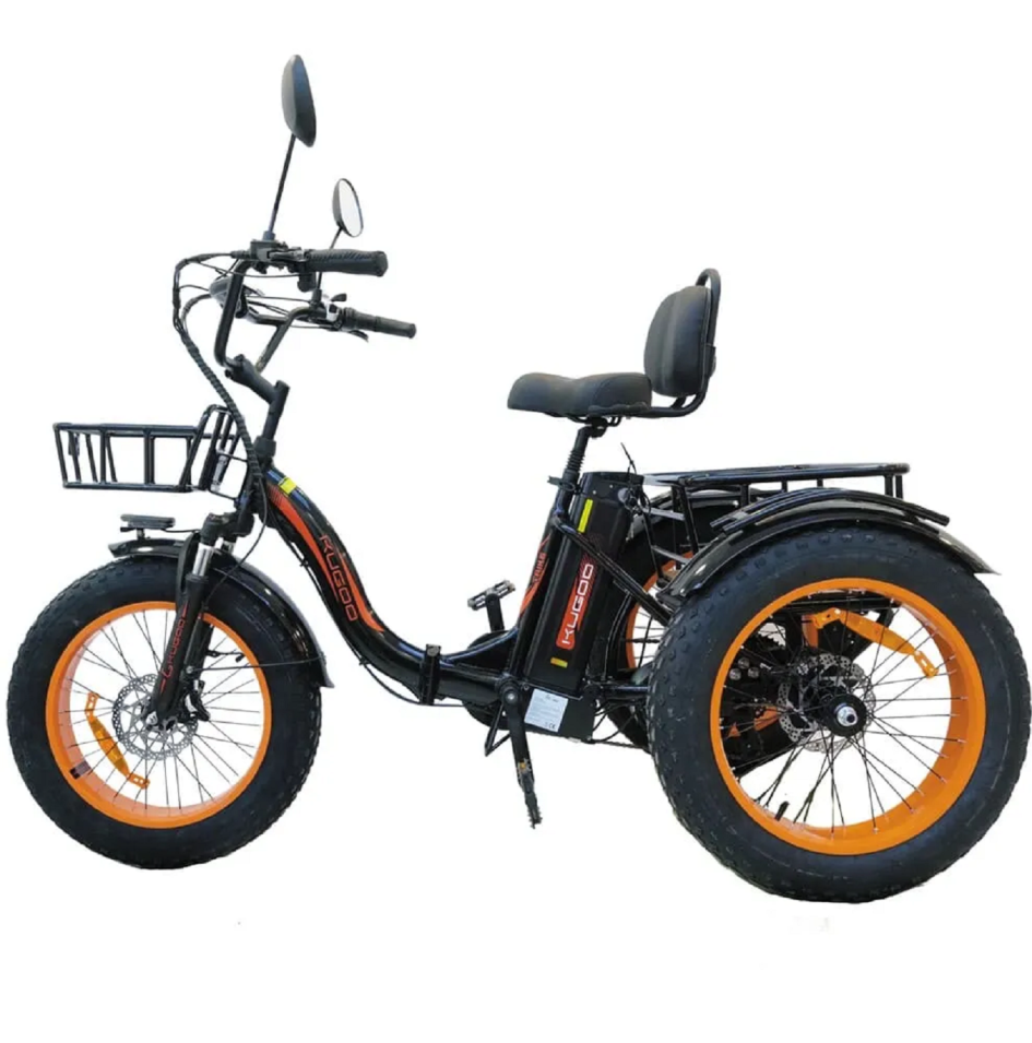 Kugoo Kirin Trike: электровелосипед с тремя колесами и запасом хода до 35 км
