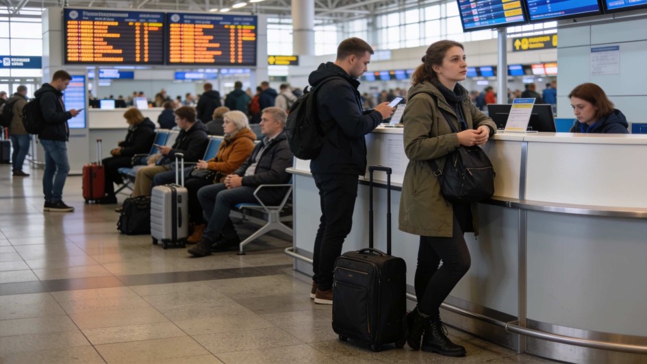 В Пулково во вторник изменено расписание 40 авиарейсов из-за задержек