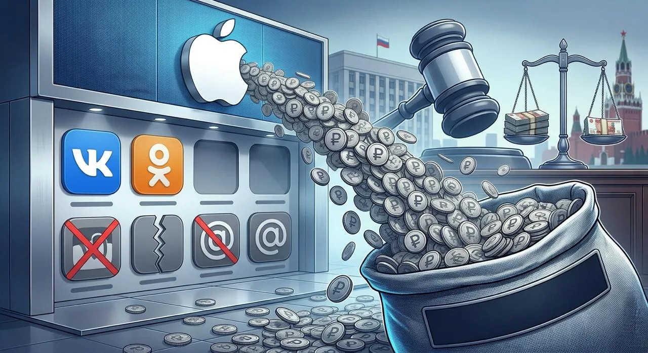 Платите по 58 млн рублей в день: VK подала иск к Apple за зачистку сервисов