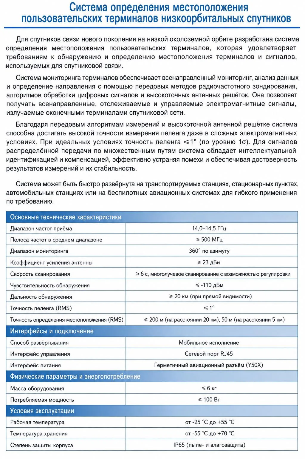 В китайском сегменте соцсетей всплыл любопытный образец комплекса для определения позиций терминалов Starlink производства китайской корпорации Harxon