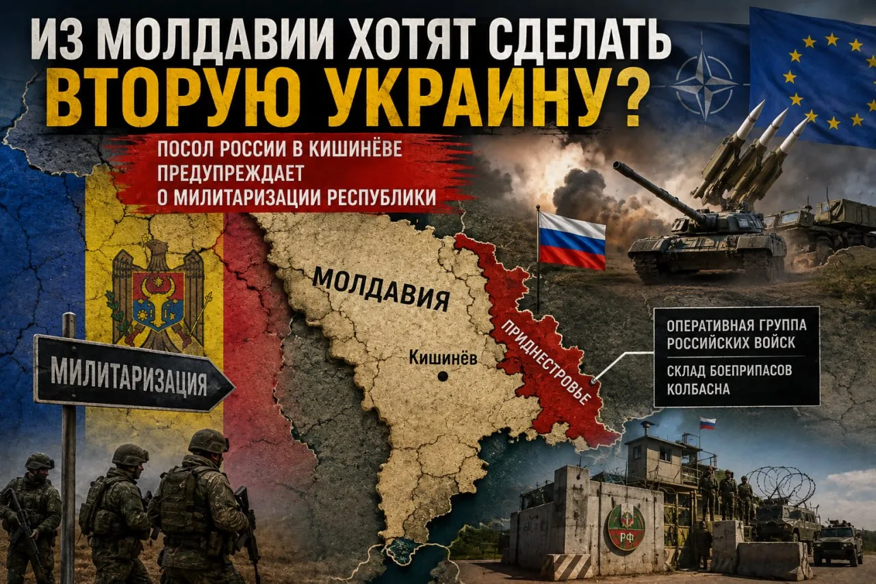 Из Молдавии хотят сделать вторую Украину? Посол России в Кишинёве предупреждает о милитаризации республики