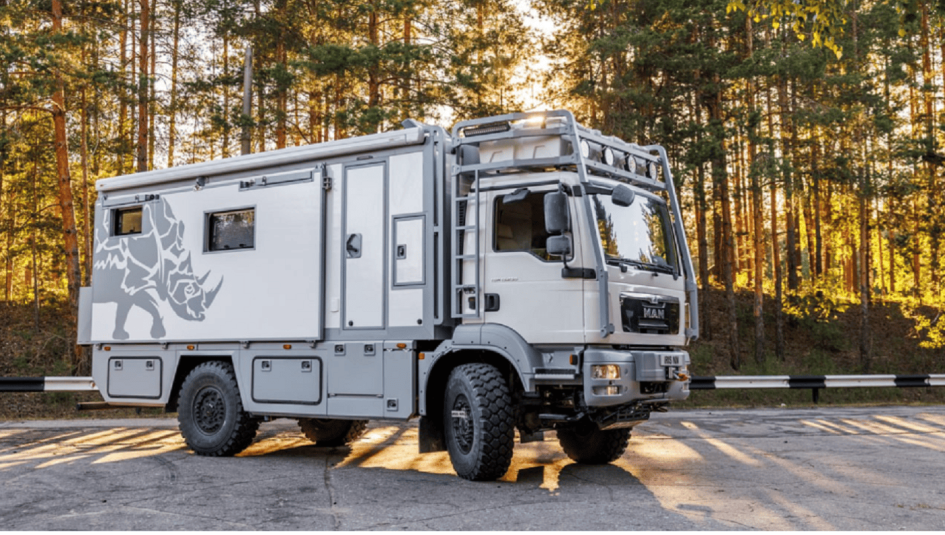 Экспедиционный автодом MAN 4x4 Носорог: автономия, комфорт и внедорожные возможности