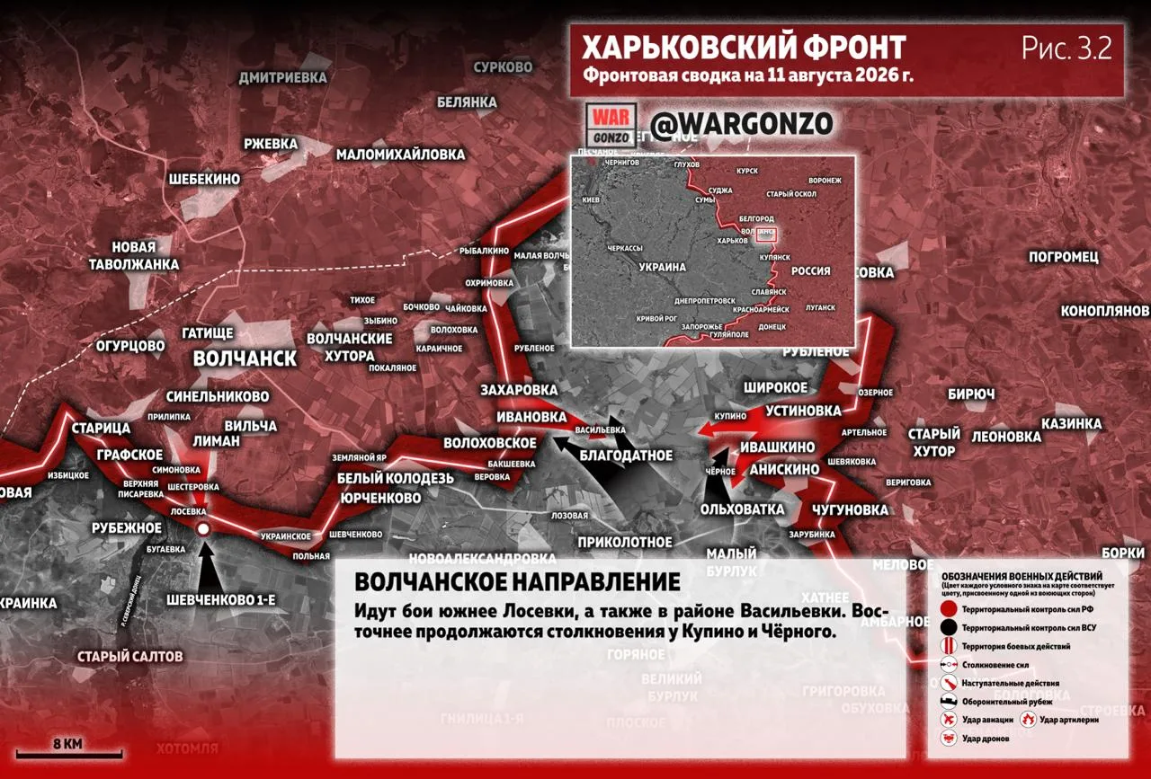 Варгонзо: Фронтовая сводка на утро 11.08.2026