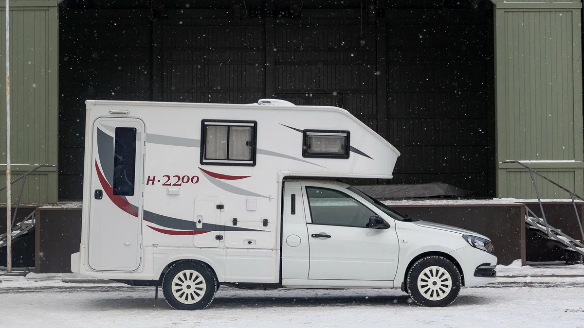 Автодом Helix 2200 на основе Lada Granta: особенности, цена и спрос в России