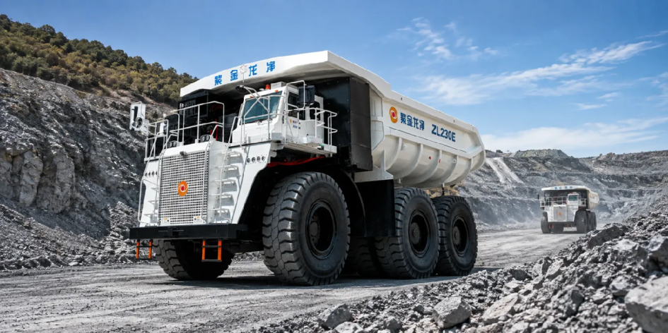 Zijin Longking ZL230E: электрический самосвал на 230 тонн и интеграция с EACON